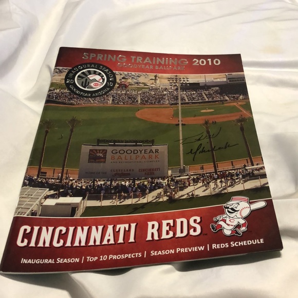 AUTOGRAPHED: 2010 inaugural season Az Cincinnati Reds signed by Leake & Woods - Picture 4 of 16